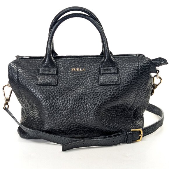 Furla Handbags - FURLA Capriccio Small Leather Tote Shoulder Bag